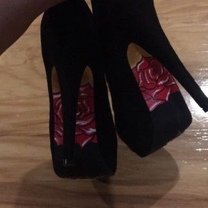 Hand painted heels